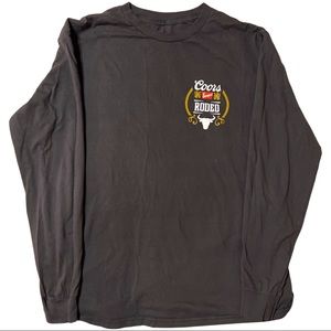 Coors Banquet Rodeo L/S tee shirt. Size Large.